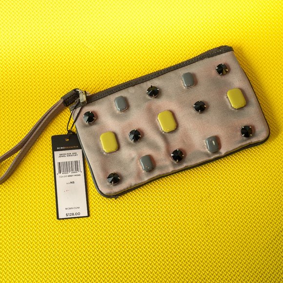 NWT BCBG jeweled wristlet - Picture 3 of 3